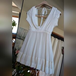 Ruby Sky Backless White Dress